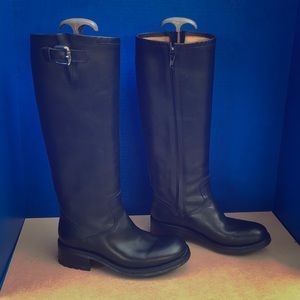 Knee high leather boots